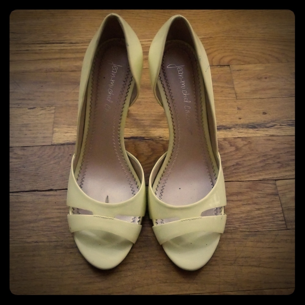 Jean-Michel Cazabat Olina Open toe d'orsay pump